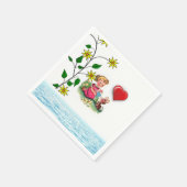 Valentijnsdag Paper Napkins Servet (Hoek)