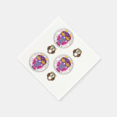 Valentijnsdag Paper Napkins Servet (Hoek)