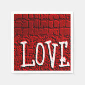 Valentijnsdag Paper Napkins Servet (Voorkant)