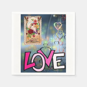 Valentijnsdag Paper Napkins Servet