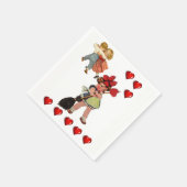 Valentijnsdag Paper Napkins Servet (Hoek)