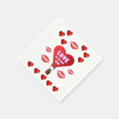 Valentijnsdag Paper Napkins Servet (Hoek)