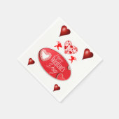 Valentijnsdag Paper Napkins Servet (Hoek)