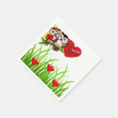 Valentijnsdag Paper Napkins Servet (Hoek)