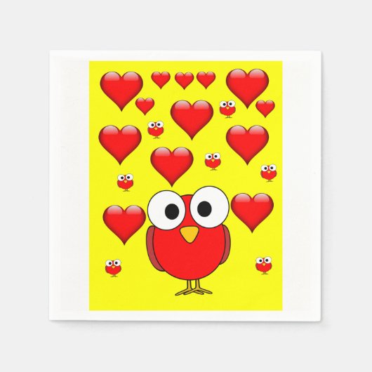 Valentijnsdag Paper Napkins Servet (Voorkant)