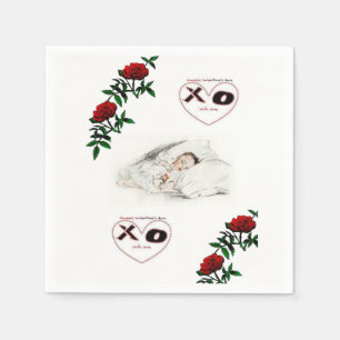 Valentijnsdag Paper Napkins Servet