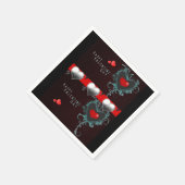 Valentijnsdag Paper Napkins Servet (Hoek)
