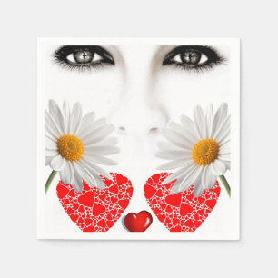 Valentijnsdag Paper Napkins Servet