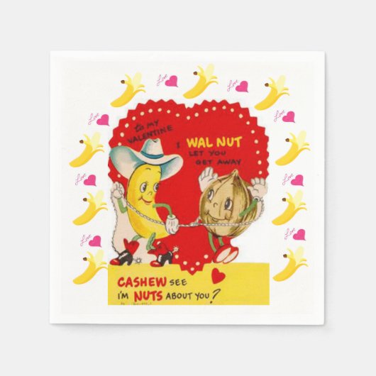 Valentijnsdag Paper Napkins Servet (Voorkant)