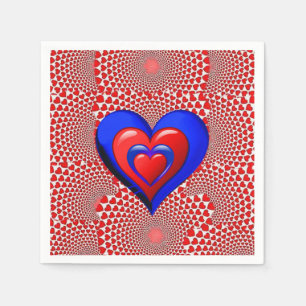 Valentijnsdag Paper Napkins Servet