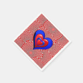 Valentijnsdag Paper Napkins Servet (Hoek)