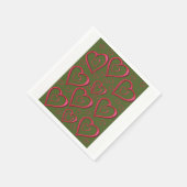Valentijnsdag Paper Napkins Servet (Hoek)