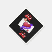 Valentijnsdag Paper Napkins Servet (Hoek)