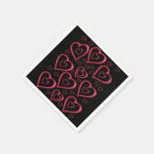 Valentijnsdag Paper Napkins Servet (Hoek)