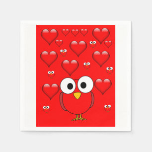 Valentijnsdag Paper Napkins Servet