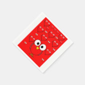 Valentijnsdag Paper Napkins Servet (Hoek)