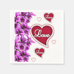 Valentijnsdag Paper Napkins Servet