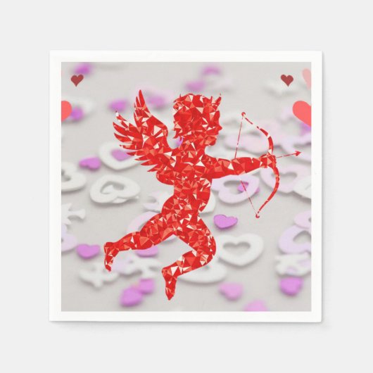 Valentijnsdag Paper Napkins Servet (Voorkant)