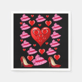 Valentijnsdag Paper Napkins Servet (Voorkant)