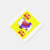 Valentijnsdag Paper Napkins Servet (Hoek)