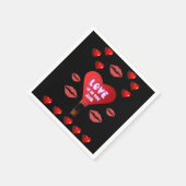 Valentijnsdag Paper Napkins Servet (Hoek)