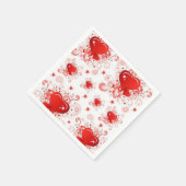 Valentijnsdag Paper Napkins Servet (Hoek)