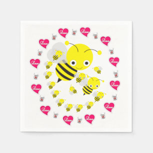 Valentijnsdag Paper Napkins Servet