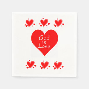 Valentijnsdag Paper Napkins Servet