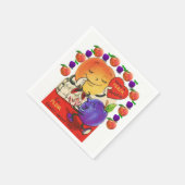 Valentijnsdag Paper Napkins Servet (Hoek)