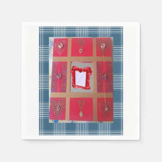 Valentijnsdag Paper Napkins Servet (Voorkant)