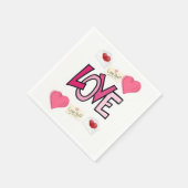 Valentijnsdag Paper Napkins Servet (Hoek)