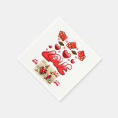 Valentijnsdag Paper Napkins Servet (Hoek)