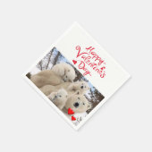 Valentijnsdag Paper Napkins Servet (Hoek)