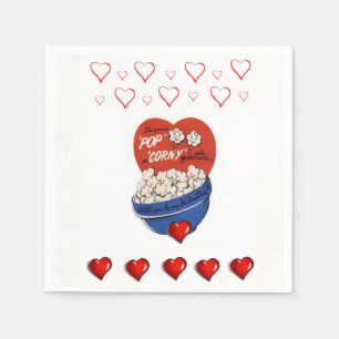 Valentijnsdag Paper Napkins Servet
