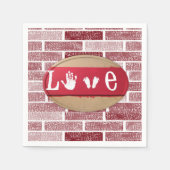 Valentijnsdag Paper Napkins Servet (Voorkant)