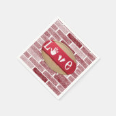 Valentijnsdag Paper Napkins Servet (Hoek)