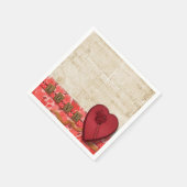 Valentijnsdag Paper Napkins Servet (Hoek)