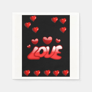 Valentijnsdag Paper Napkins Servet