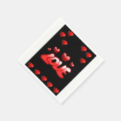 Valentijnsdag Paper Napkins Servet (Hoek)
