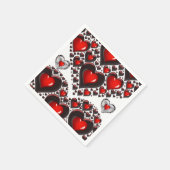 Valentijnsdag Paper Napkins Servet (Hoek)