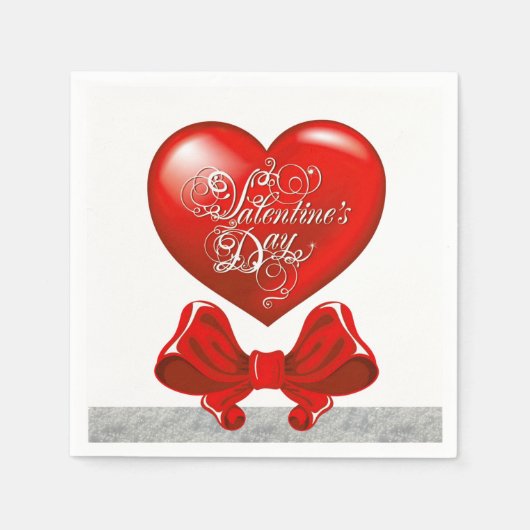 Valentijnsdag Paper Napkins Servet (Voorkant)