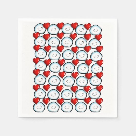 Valentijnsdag Paper Napkins Servet (Voorkant)