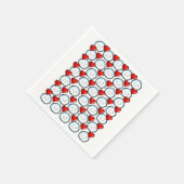 Valentijnsdag Paper Napkins Servet (Hoek)
