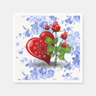 Valentijnsdag Paper Napkins Servet
