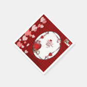 Valentijnsdag Paper Napkins Servet (Hoek)