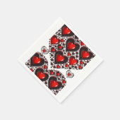Valentijnsdag Paper Napkins Servet (Hoek)