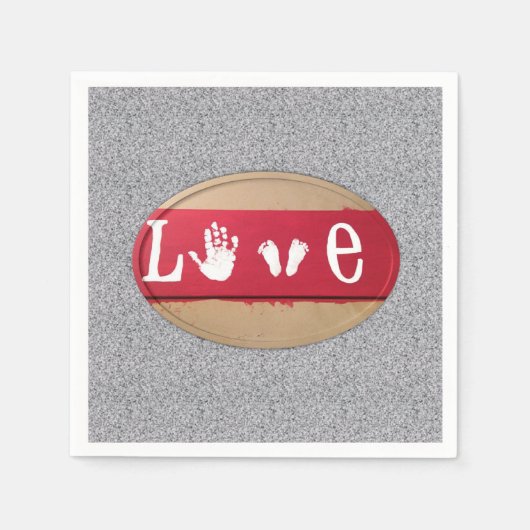 Valentijnsdag Paper Napkins Servet (Voorkant)