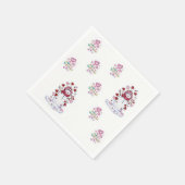Valentijnsdag Paper Napkins Servet (Hoek)