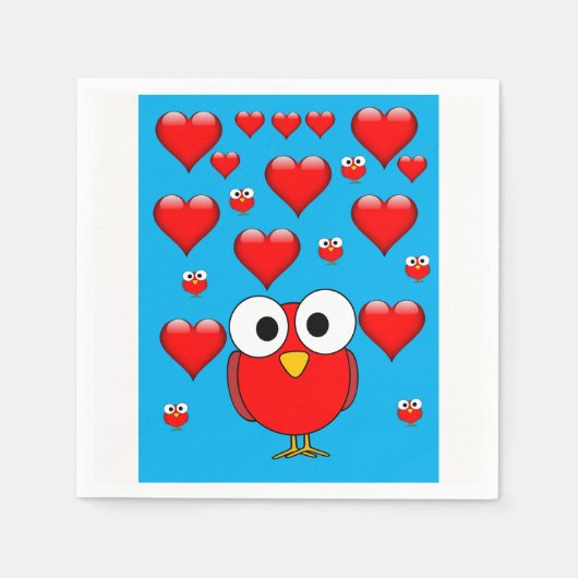 Valentijnsdag Paper Napkins Servet (Voorkant)