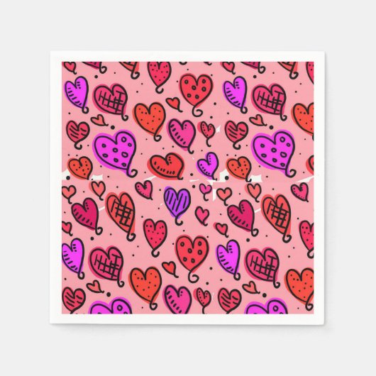 Valentijnsdag Paper Napkins Servet (Voorkant)